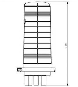 Fiber Optic Vertical Splice Closure-ZCSC-D096-02(7231207)