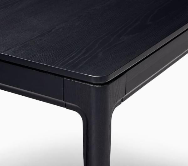 Rectangular Dining Table Set Furniture With Semi Gloss Finish And Chair