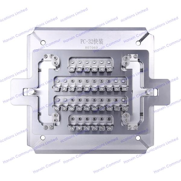 High Precision Fiber Optic Polishing Plate Fast Assemble FCPC 32 Ports