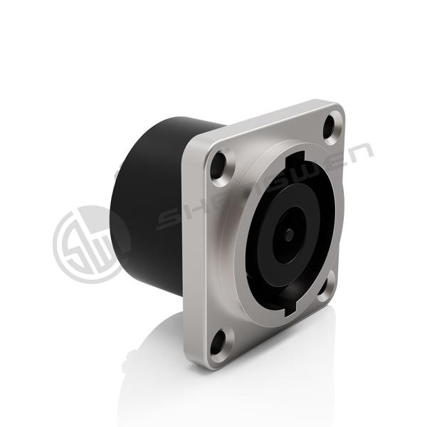 IP40 Metal Custom Screw-type Terminals Latch Lock Cable Round Female Plug 40A 50A 8 Pin Loudspeaker Connector OEM ODM