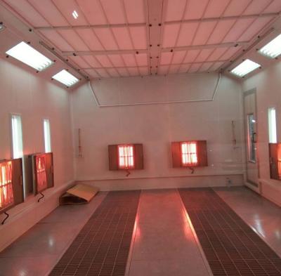 Automatic Portable Vehicle Spray Booth Mobile With Red Infrared Heating Lamp 900rpm