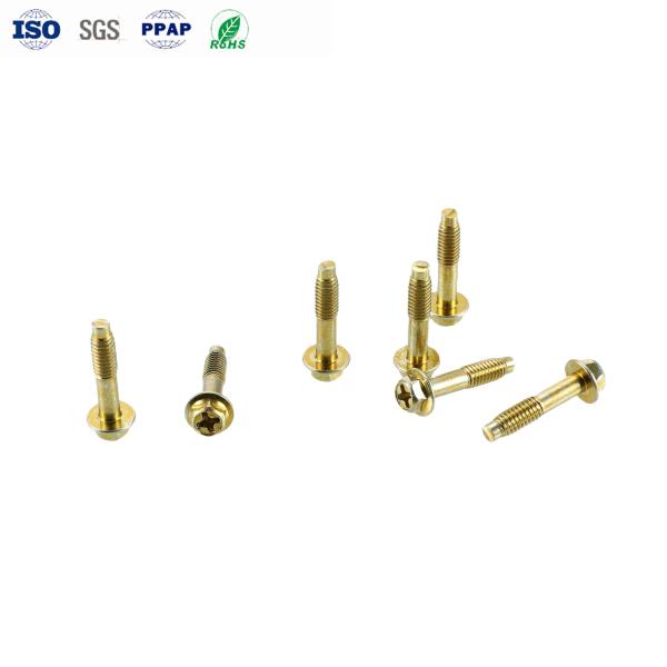 M4 de acero al carbono Hex Flange cabeza de perros tornillos de cola 4,8-12,9 grado