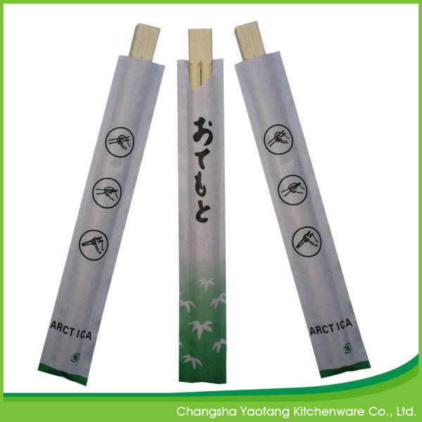 Double Tube Customized Bamboo Disposable Chopsticks 21cm For All Age