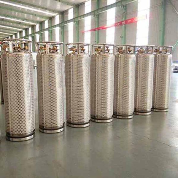 Нержавеющая сталь танка жидкого азота давления 195 литров высокая, жидкостный цилиндр дюара O2ий