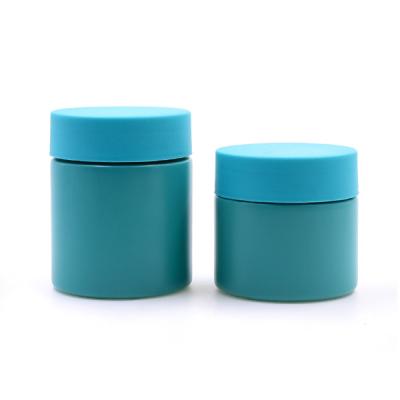 3oz 4oz Glass Child Resistant Jars Spraying Painted CR 2 Oz Glass Containers With Lids