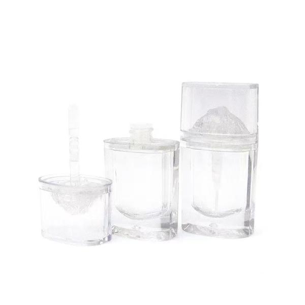 Mountain Shape 3.5ml AS Material Plastic Lip Gloss Tube Used for Cosmetic Package