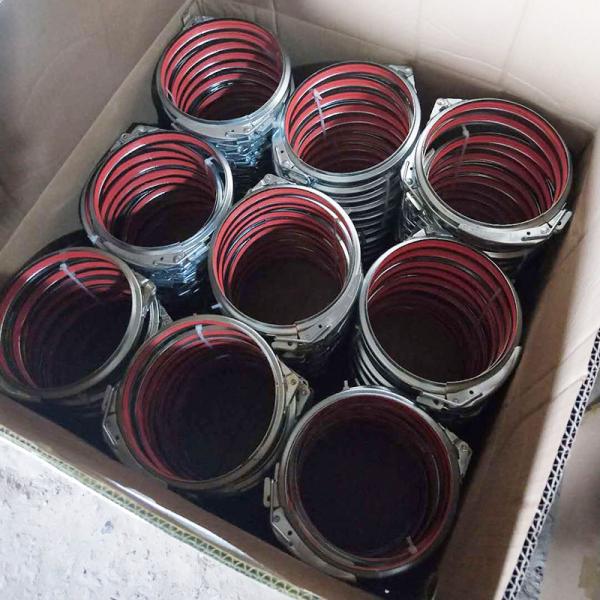 4-дюймовые фланцевые трубные хомуты для тяжелых условий эксплуатации