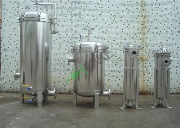 Multi Cartridge Stainless Steel Water Filter Housing SS304 SS316 For Water Treatment
