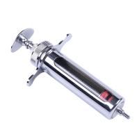 Factory Price 8G metal veterinary syringe High Accuracy C Type