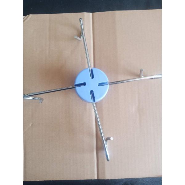 Голубой крюк штанги вливания нержавеющей стали для больницы