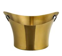 tipo de aço inoxidável Champagne Chiller Bucket do recipiente U do vinho 3000ml