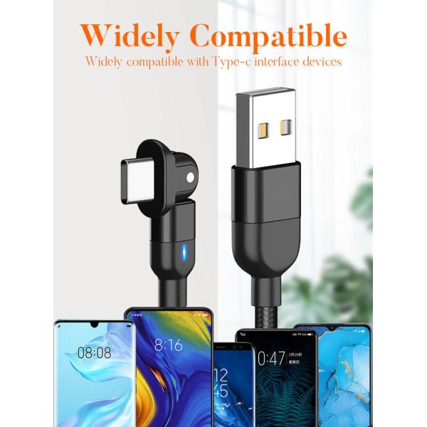 Data Transfer 2M Magnetic USB Charging Cable SGS 2 In 1 USB C Cable