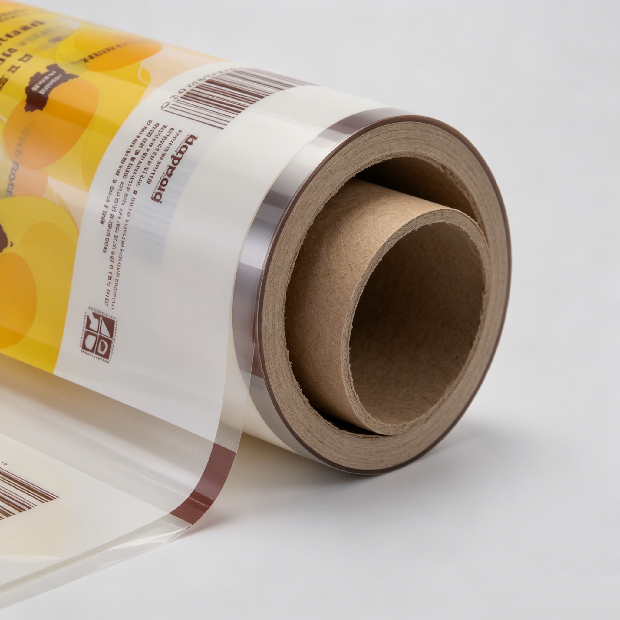 Food Grade Laminated Packaging Roll Film For Custard Bun Cream Filled Bread | BOPP/CPP PET/PE Automatic Packing Roll Stock For Bakery Pastry OEM Custom Printed
