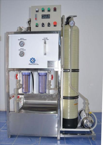 Fresh Water Generator On Ships / Reverse Osmosis Fresh Water Generator With 5 T/D Capacity