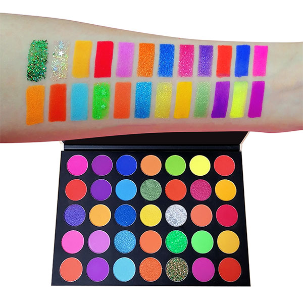 High Pigment Private Label Eyeshadow Palette Custom Glitter Eye Shadow Palette