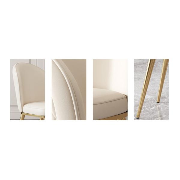 Stainless Steel Luxury Dining Chair Banquette Seating OEM ODM