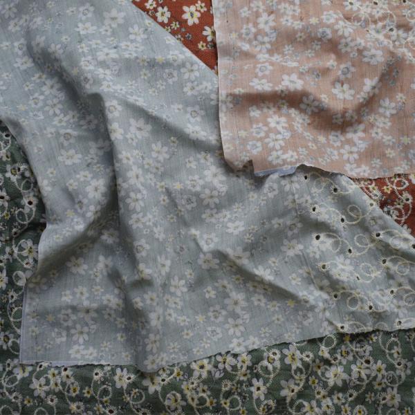 Jacquard Embroidered Polyester Cotton Fabrics For Garment Dress Textile Fabric