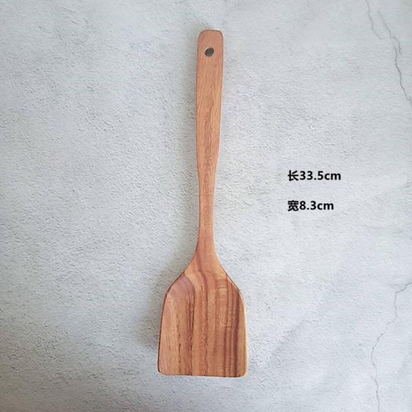 OEM натуральный тек деревянная кухонная ложка набор домашняя кухонная утварь