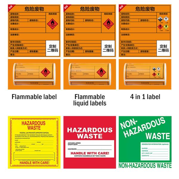 OEM Toxic Hazardous Chemicals Label Placard Warning Label
