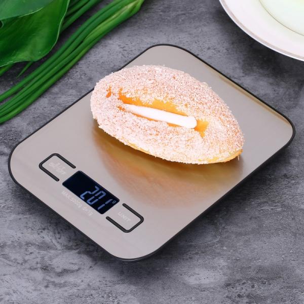 Customized Service Supported High Accuracy 1g/Max. 5000g Ceramic Electronic Digital Kitchen Scale for One Stop Shopping