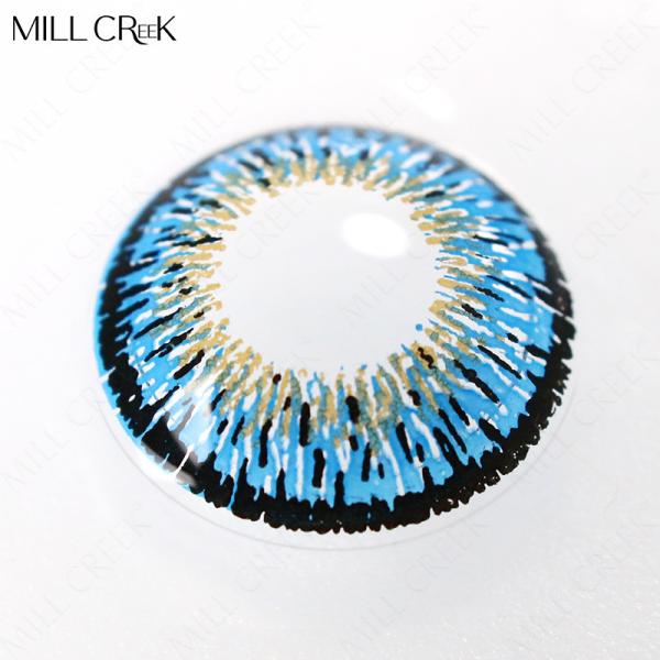 Natural Colored Light Pale Green Contact Lenses Non Prescription 14.2mm 8.5mm