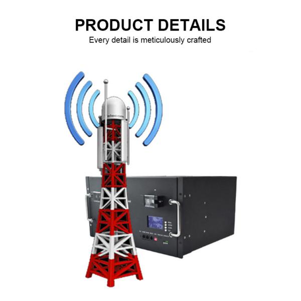 5U 48V литий-железофосфатная батарея LFP 100Ah заряжаемая для базовой станции CE