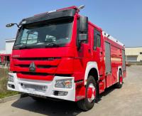 Caminhão de bombeiros para serviço pesado HOWO 310hp 6 rodas 8000L capacidade de espuma