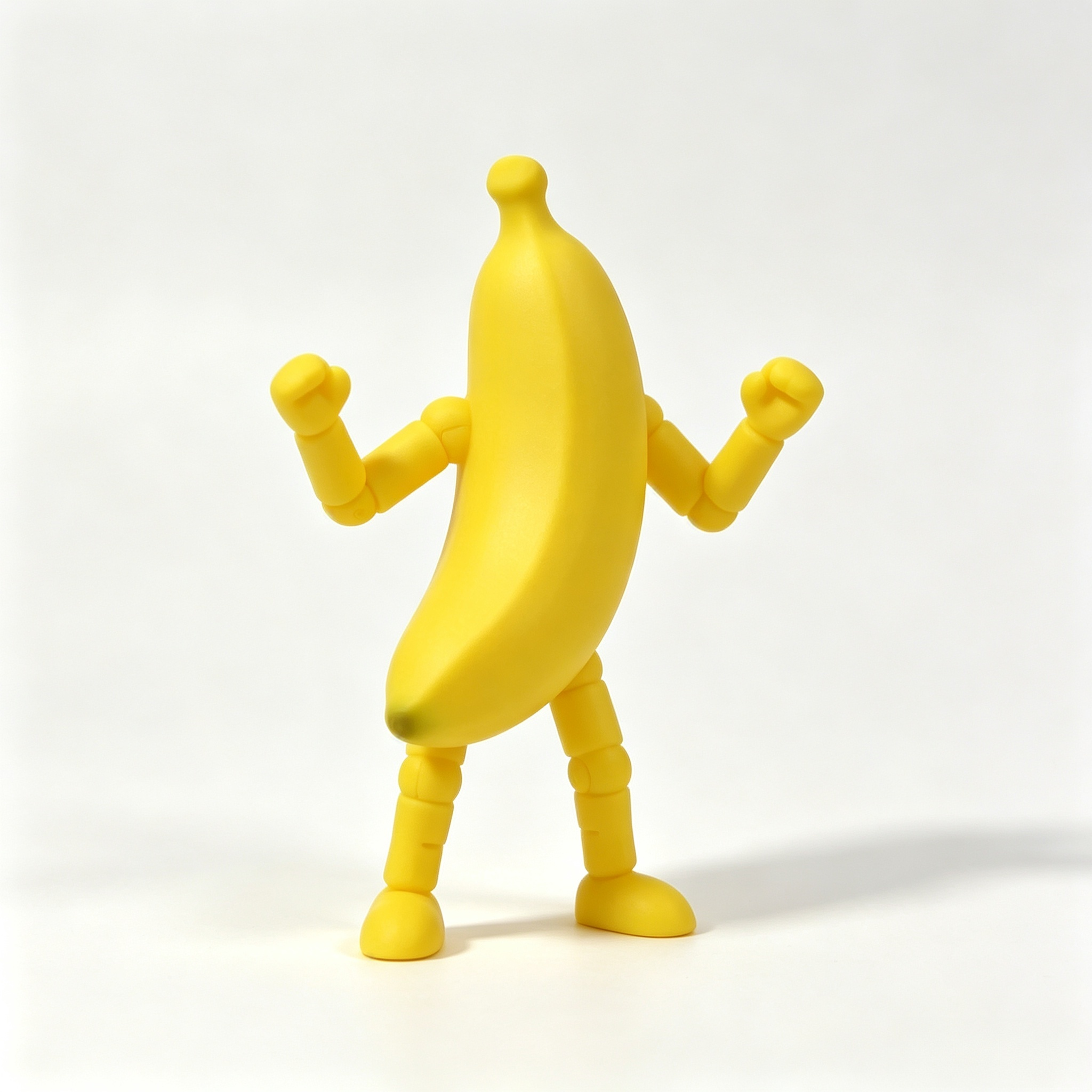 Custom Hue 3d Printing Articulated Action Figures Movable Joints Unique Banana Shape Toys