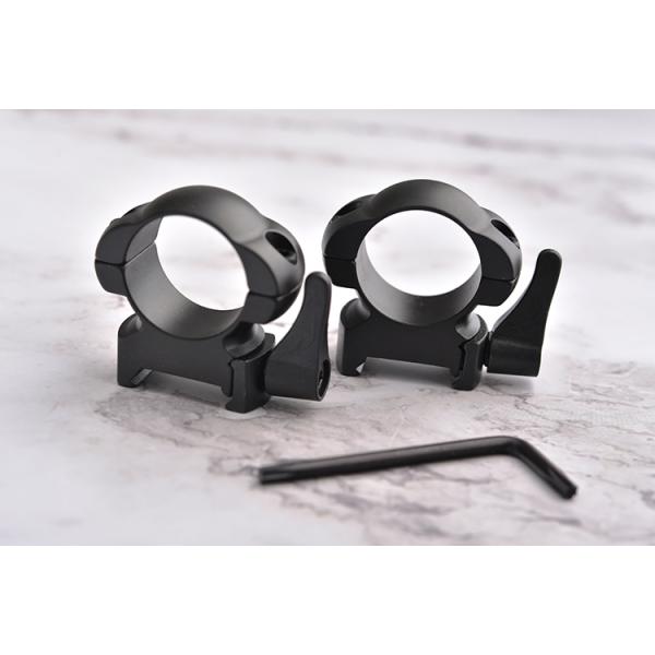 25.4mm Diameter Steel Quick Release Scope Mount Ring Bracket for Medium to Low Profile