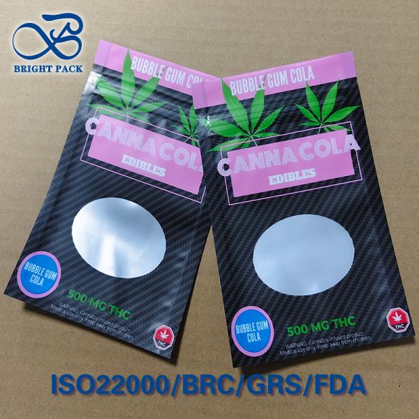 Bolsas con ventana transparente certificadas CR  ASTM F963-17 ISO 8317 Para medicamentos y juguetes