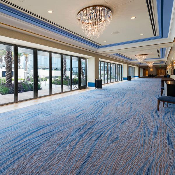 Custom Church Wall to Wall Axminster Carpet Roll for Muslim Hotel Room Backing PP Back