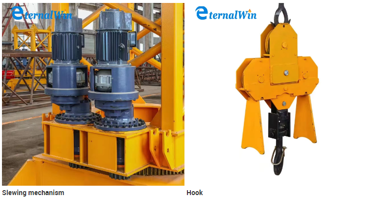 Brazil Mini Crane 1 Ton Capacity Internal Climb Tower Crane with 40 m/min Hoisting and 0.5-1 t Hoisting