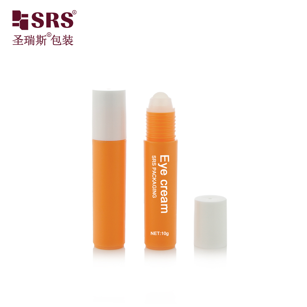 10 ML Cosmetic Plastic Roller Ball Bottle, Refillable Roll‑on Container For Aromatherapy Oil