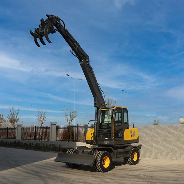 Большой, который катят землекоп Backhoe экскаватора 55kw большой Towable для используемого инженерства
