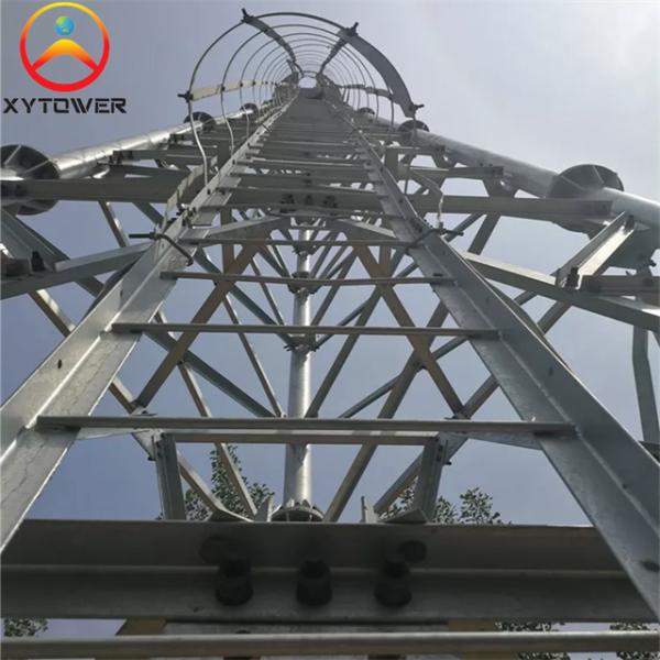 Factory Customized 60M 3 Legged Tubular Steel Self Supporting Cell Phone Telecommunication Towers