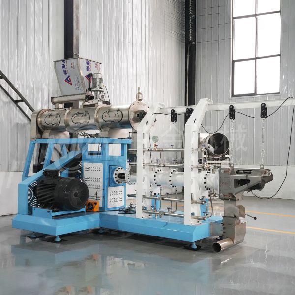 hot selling Pet Food Processing Machine Wet Type Twin Single Screw Dog Food Feed Extruder