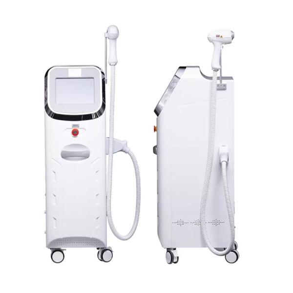 Beauty 808nm Diode Laser Hair Removal Machine Triple Wavelength Silver Edge 400W