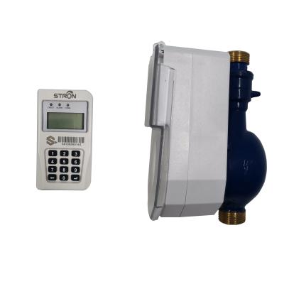 225mm Length Prepaid Water Meter , R100 Commercial Water Meter