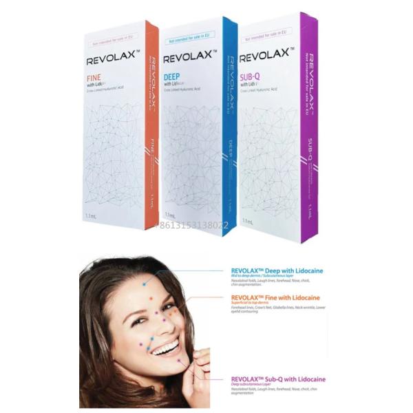 Revoalx Korea Hyaluronic Acid For Lip Filler Revolax Fine Deep Sub-Q