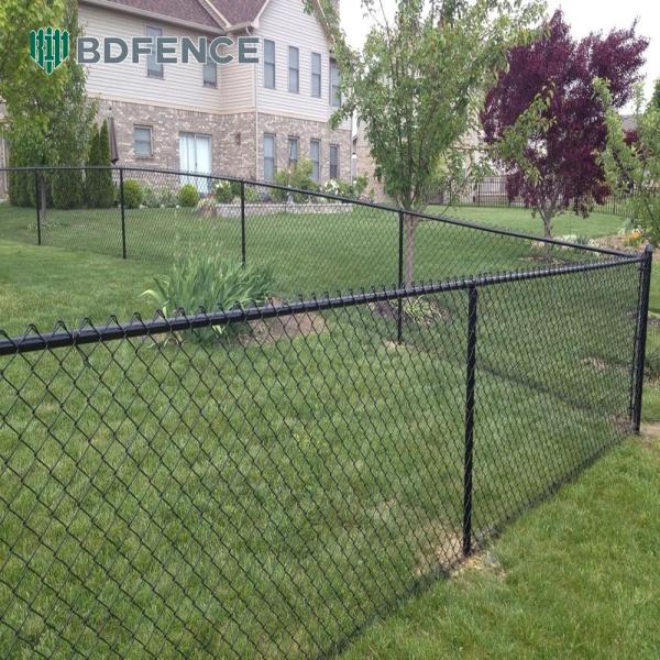 Galvanized Wire Chain Link Fence With High Tensile Metal Rolls 6 Feet Length Or Customizable