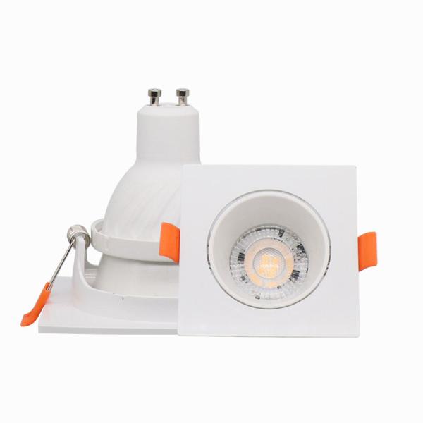 5w Mr16 Gu10 Hotel Square Mini Smart Anti Glare Ceiling Adjustable Surface Trimless Recessed Led Light Downlights
