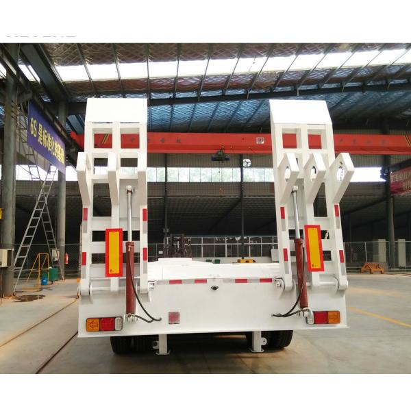 Низкопольный полуприцеп для тяжелого дорожного оборудования 4 оси 12,5 м 40 футов шины 245/70r19.5