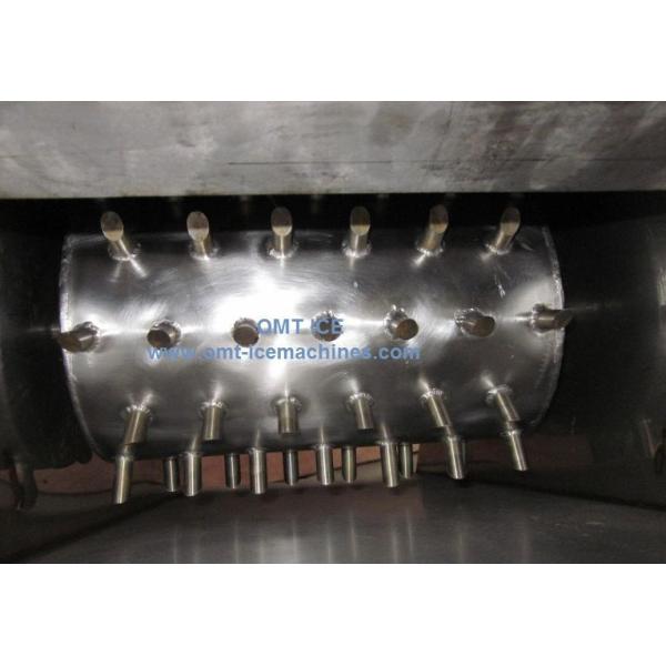 Electric Stainless Steel Ice Crushing Machine for Round Ice Block 10-100ton/24hrs Performance
