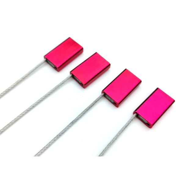 1.8mm Diameter Mini Cable Lock Seals With 2.79KN Tensile Strength