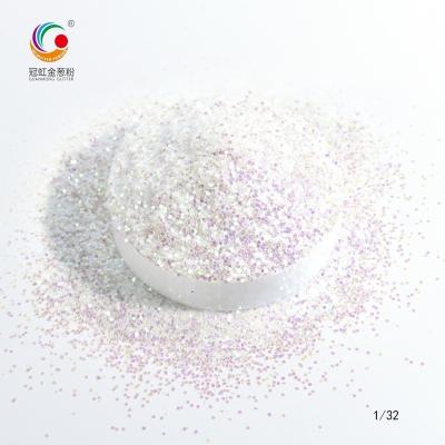 Solvent Resistance Chunky Rainbow Glitter Gold Red Iridescent Square For Crafts