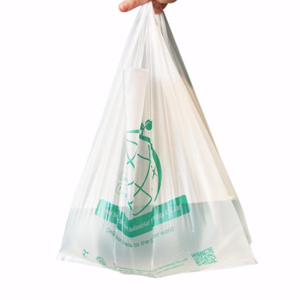 EN13432 20mic Eco Friendly Trash Bags 100% Biodegradable Plastic Bags