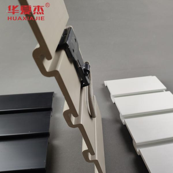 10 Years Warranty PVC Slatwall Panels PVC Garage Wall Organization Excellent Moisture Resistance