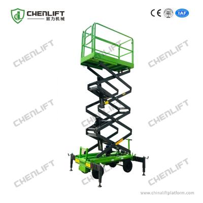 o móbil da carga 500kg Scissor o elevador com guigas