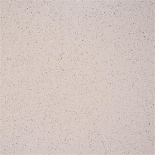 15MM Nude Colored Glass Quartz Stone With Bathroom Vanity Top