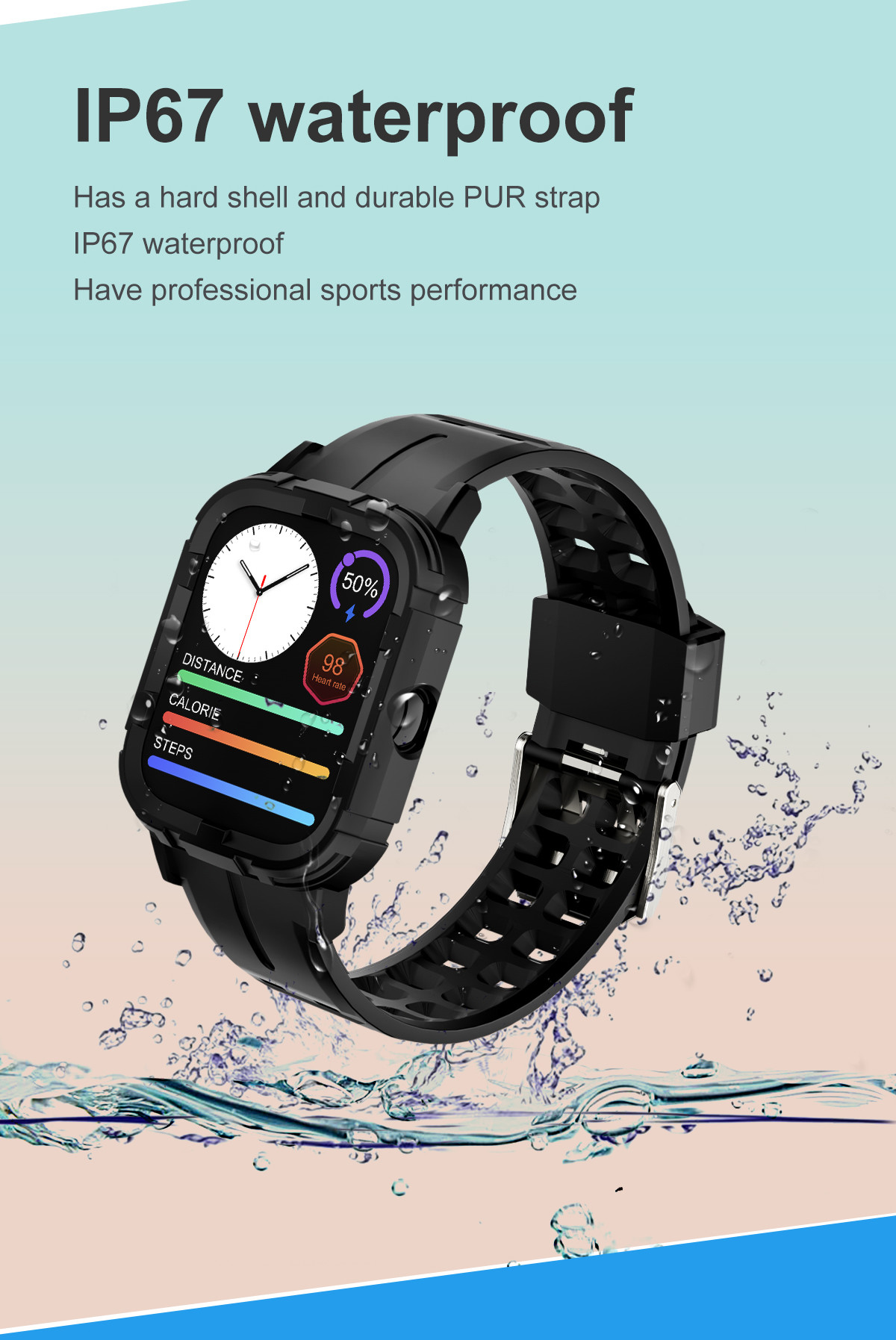 Dt94 Gts 2 умных люд Bluetooth дозора вызвать 1,78 женщин спорта Ecg кровяного давления отслежывателя фитнеса экрана Smartwatch